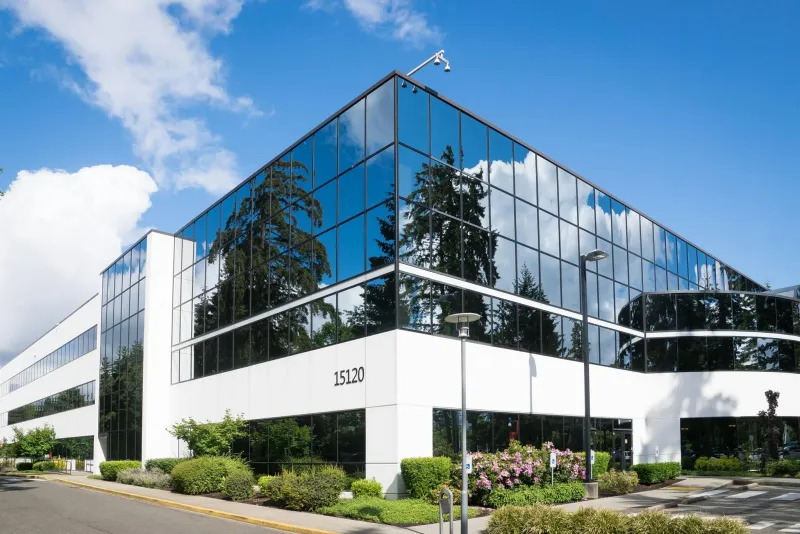 Modern Perth commercial office building exterior